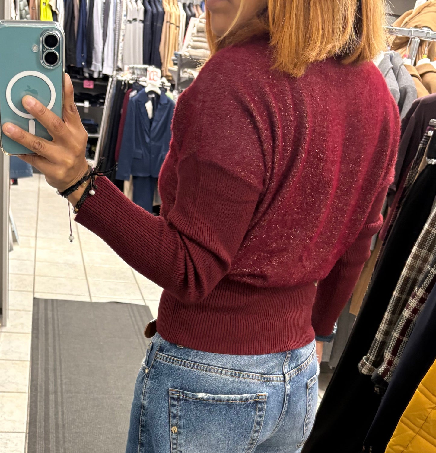 Maglia donna pipistrello con fascia YES ZEE