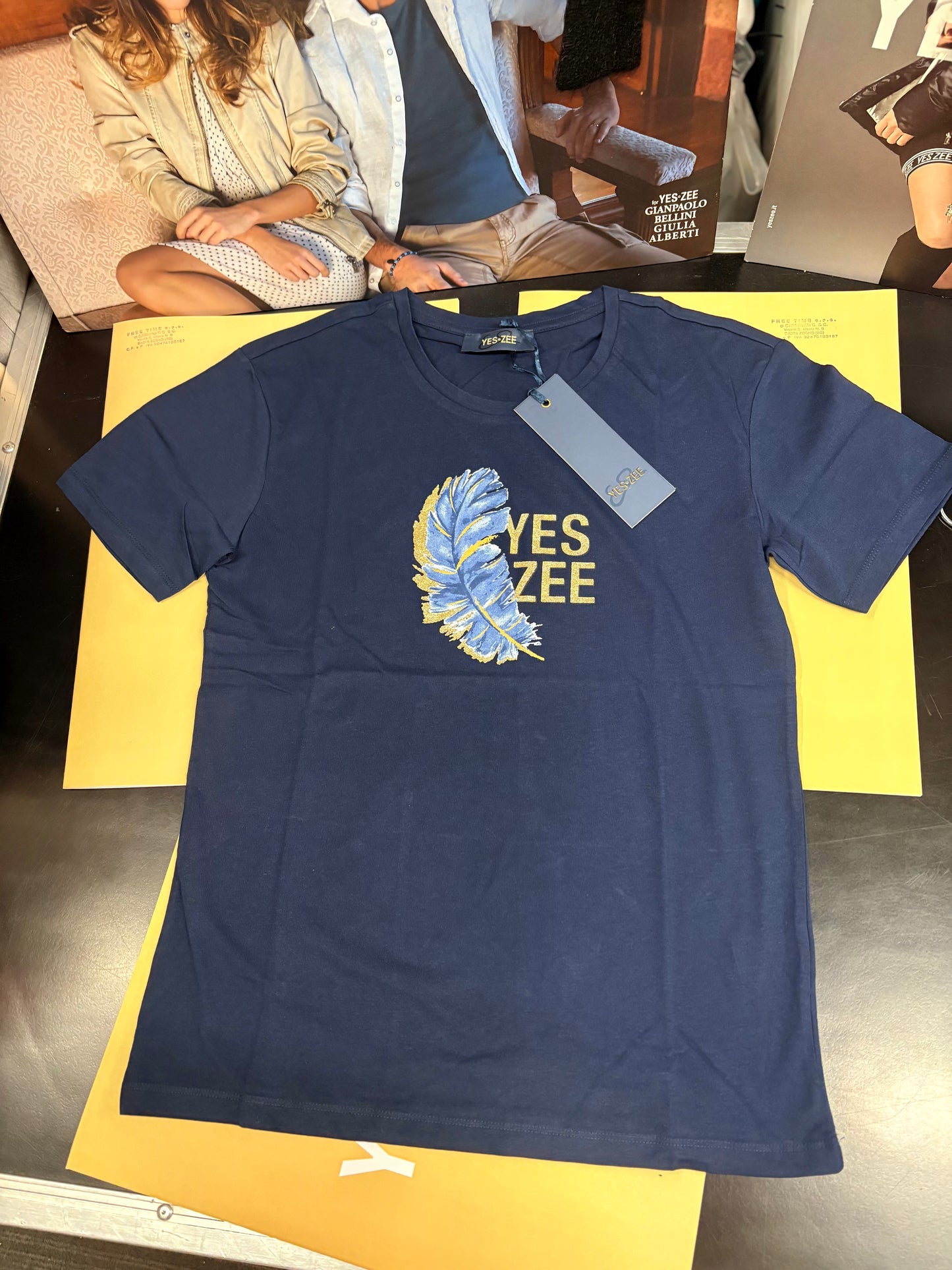 T-shirt donna piuma YES ZEE