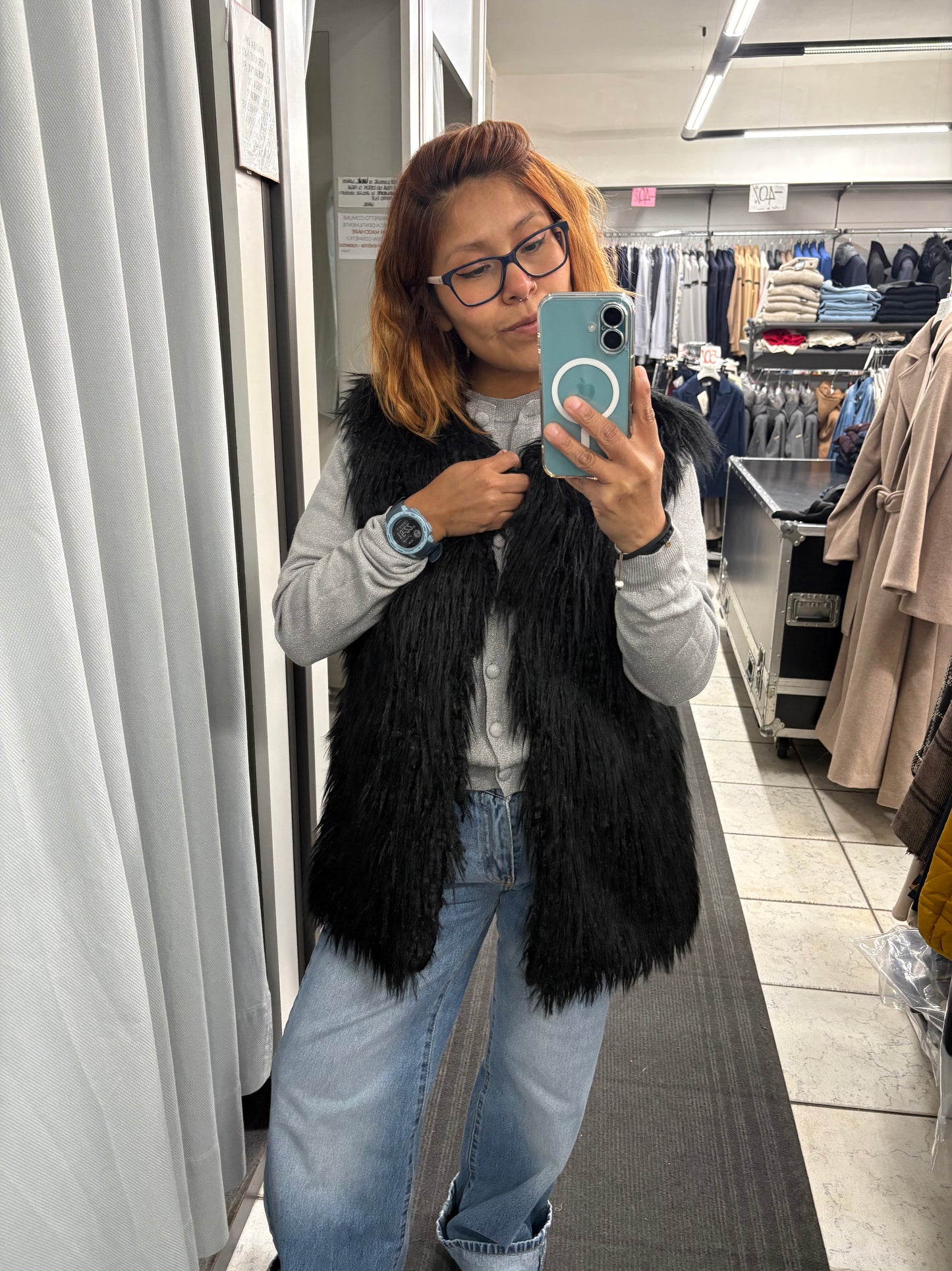 Smanicata Eco pelliccia Mongolia