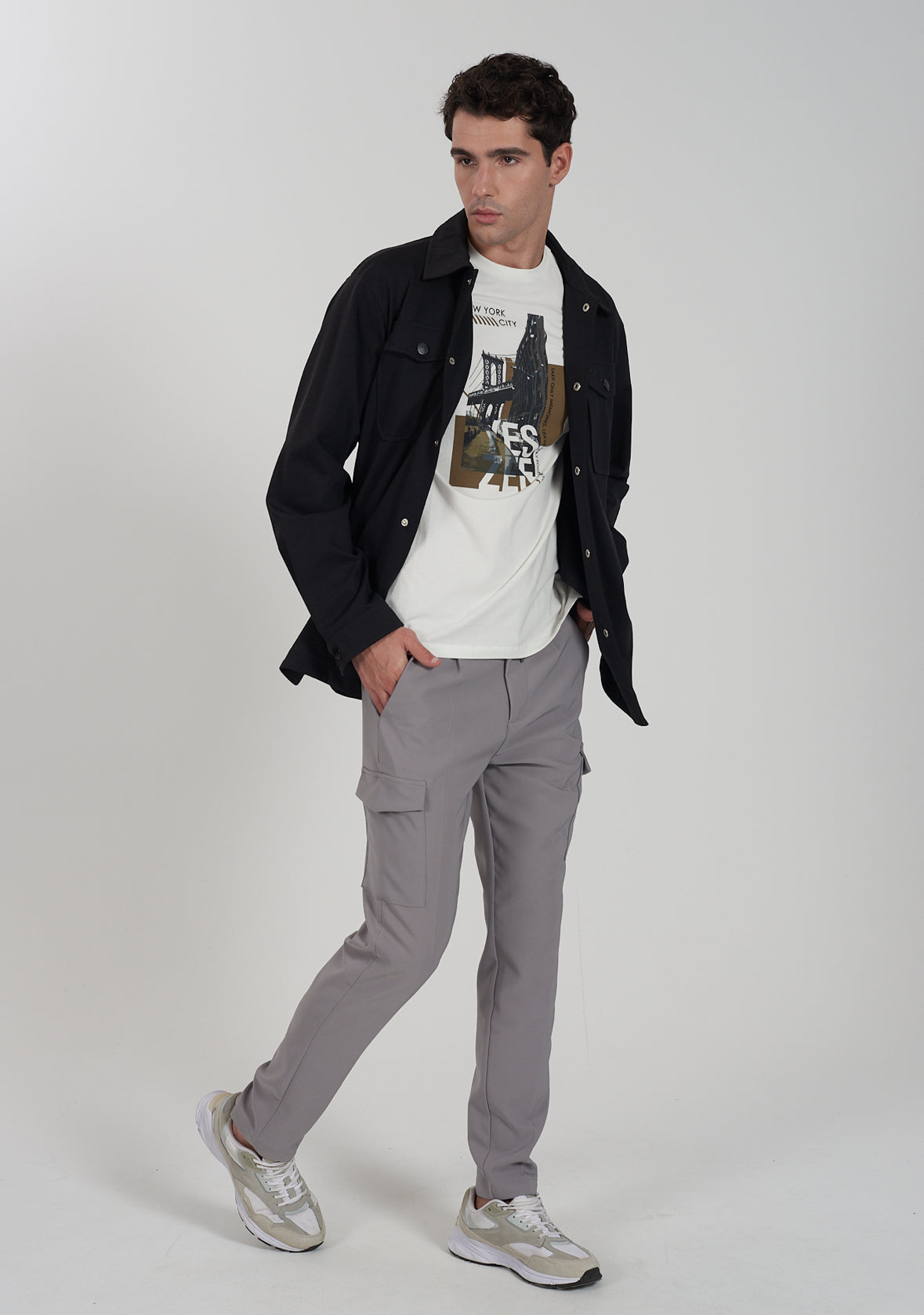 T-shirt uomo stampa ponte YES ZEE