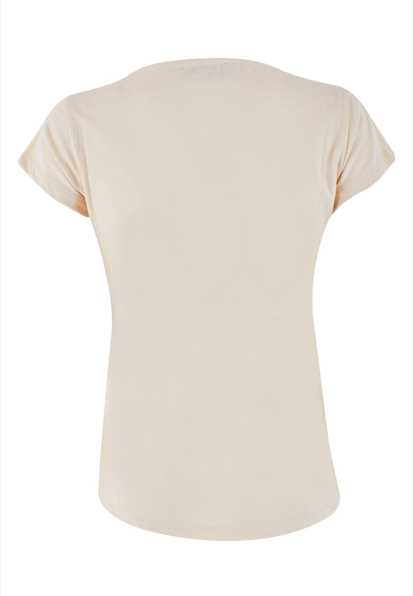 T-shirt donna basic elasticizzata YES ZEE