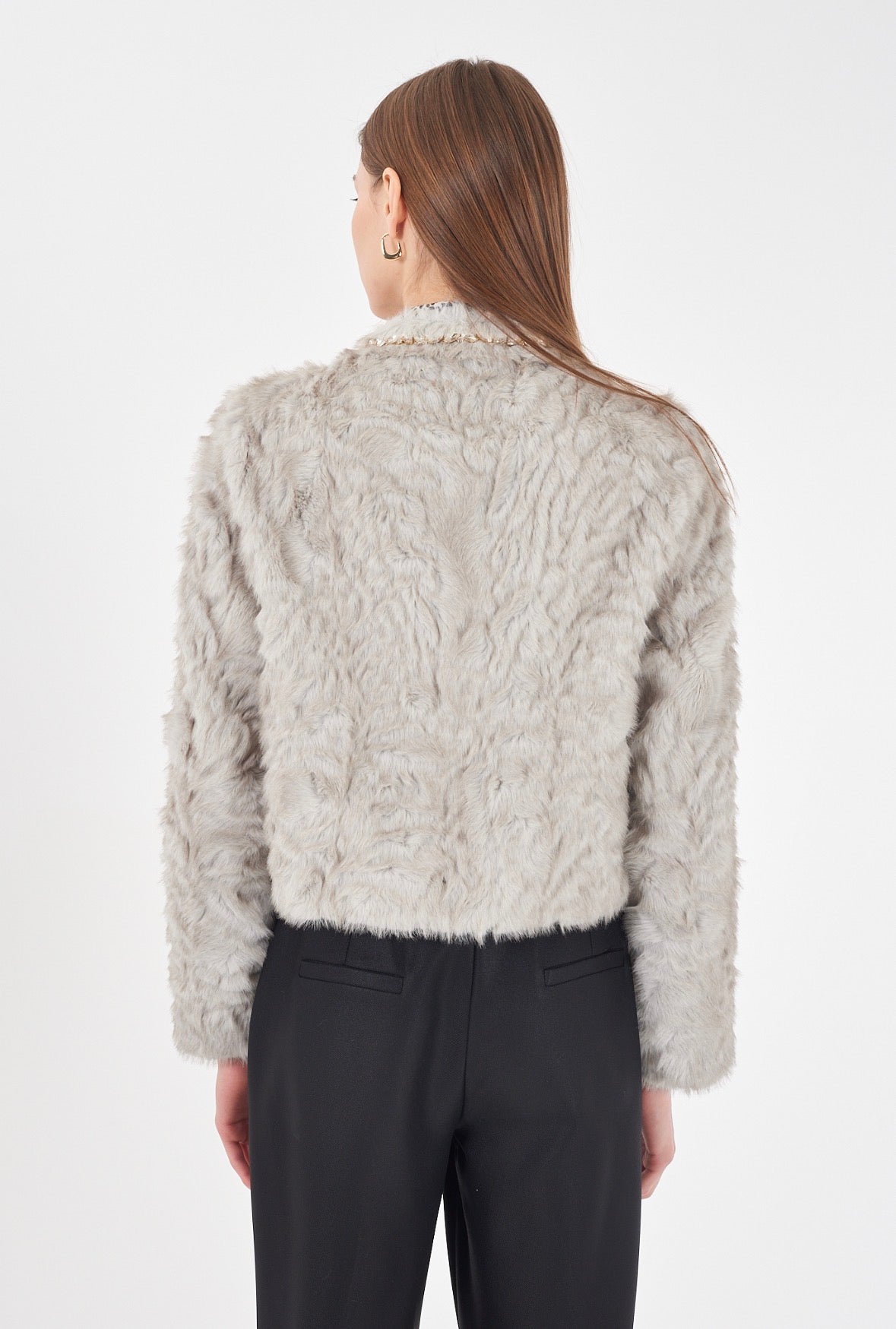 Eco pelliccia donna gioiello YES ZEE