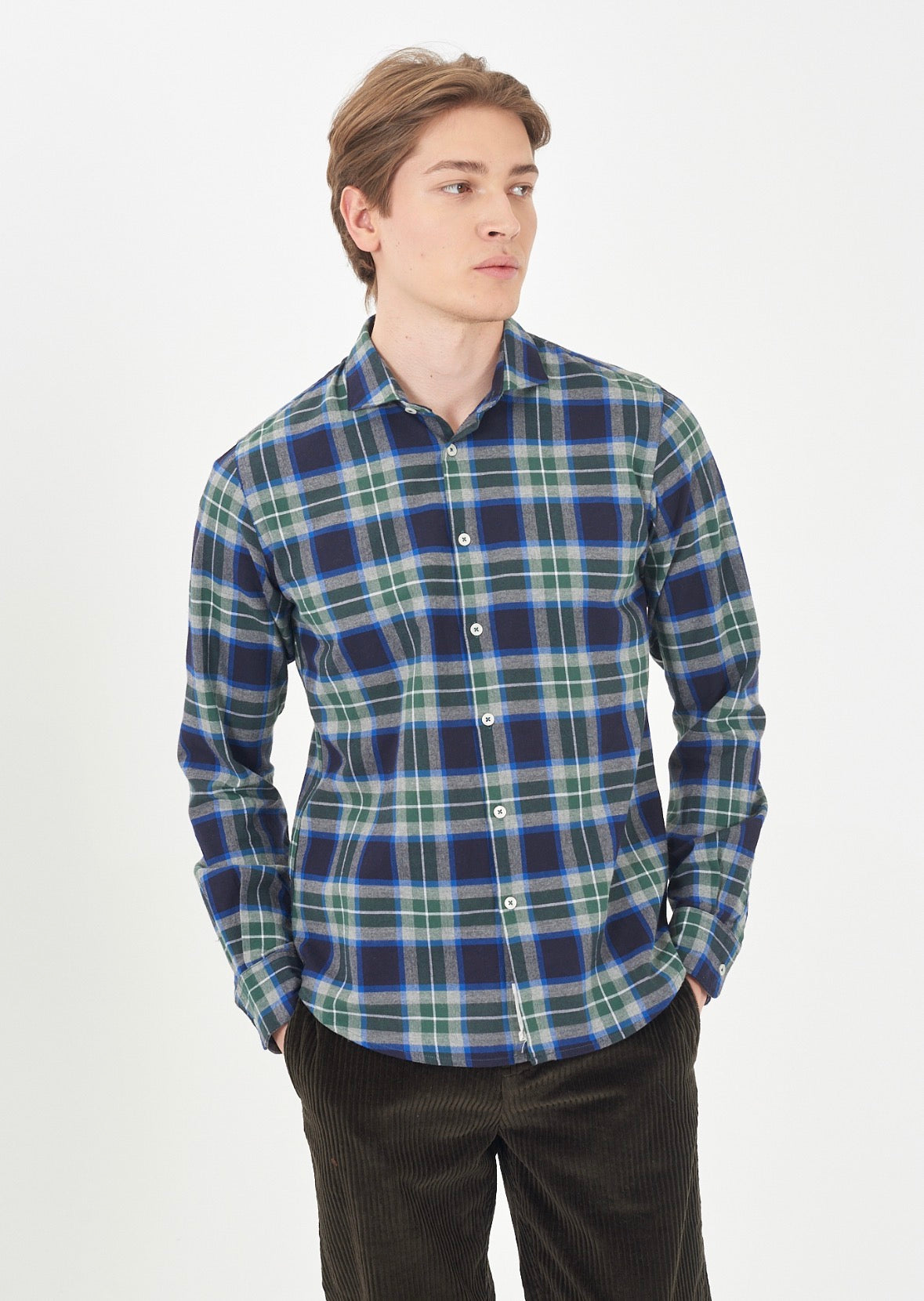 Camicia uomo, quadri YES ZEE