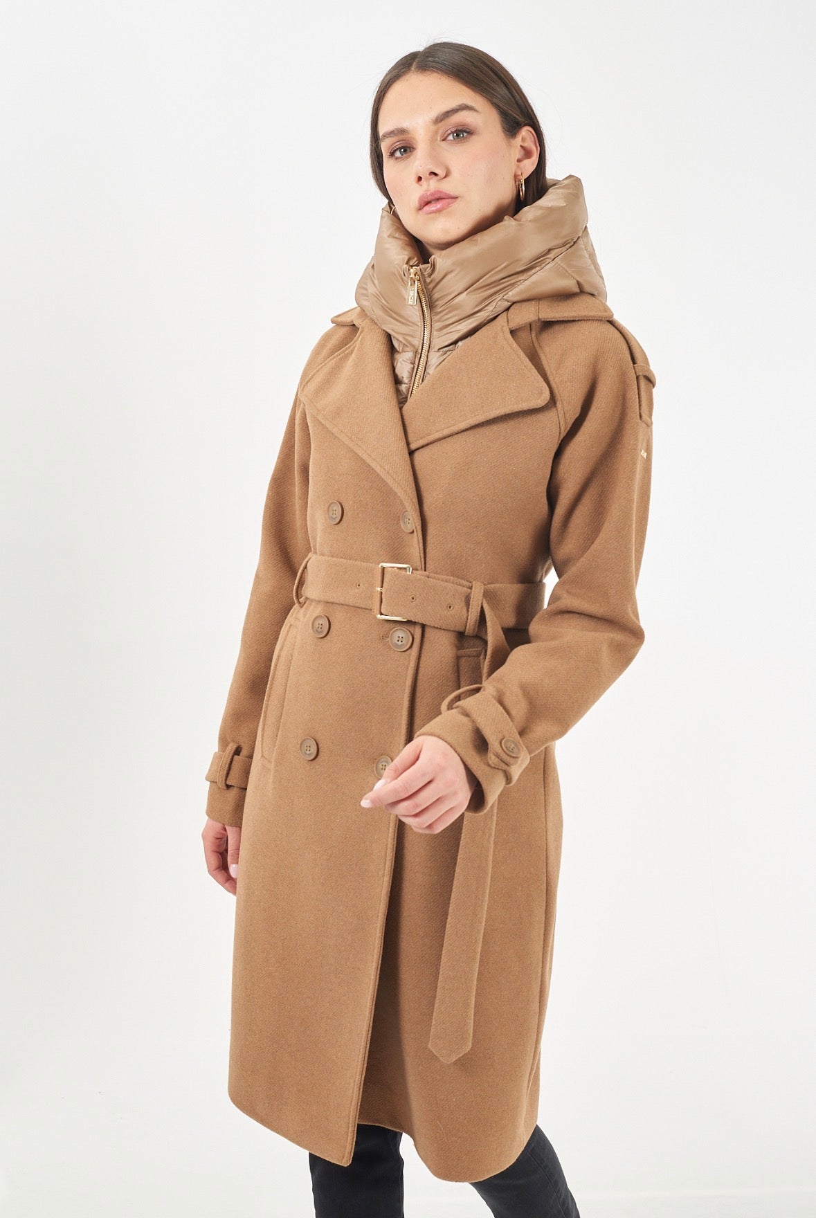 Cappotto lungo doppiopetto YES ZEE