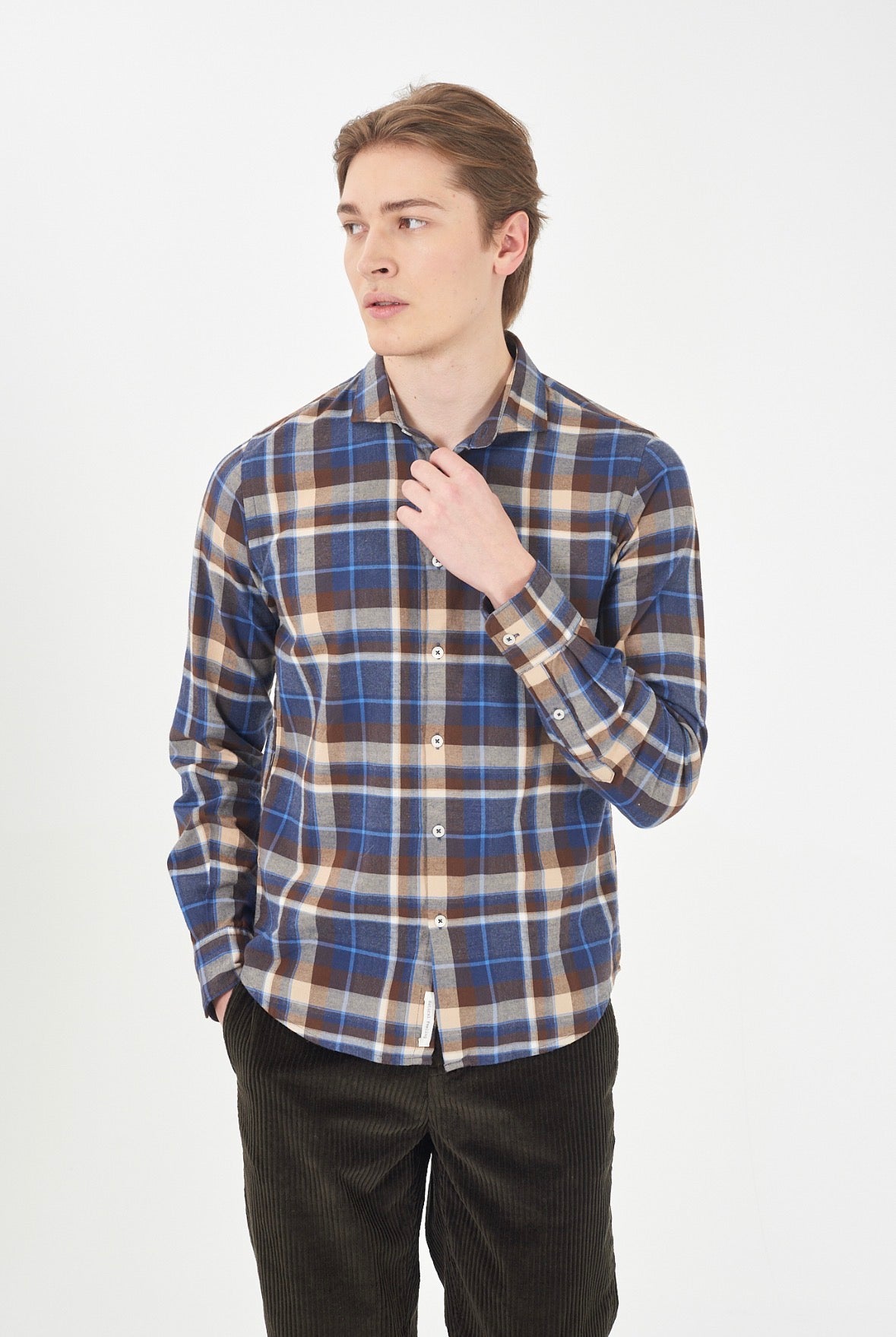 Camicia uomo, quadri YES ZEE