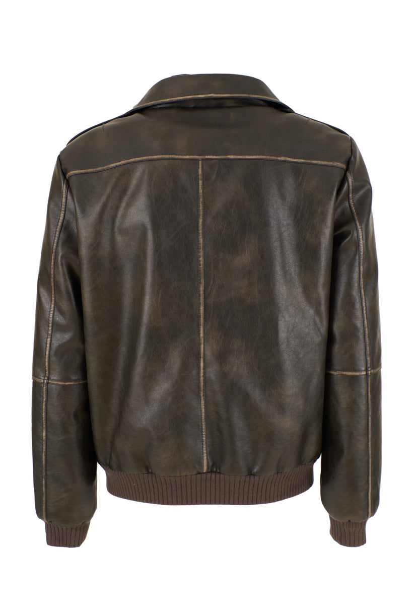 Giubbino ecopelle uomo YES ZEE