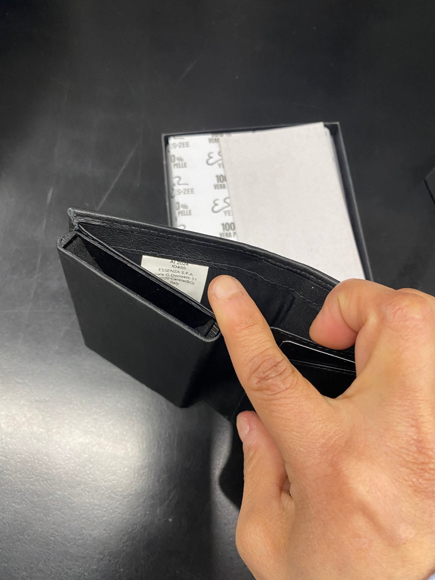 Portafoglio Vera pelle YES ZEE