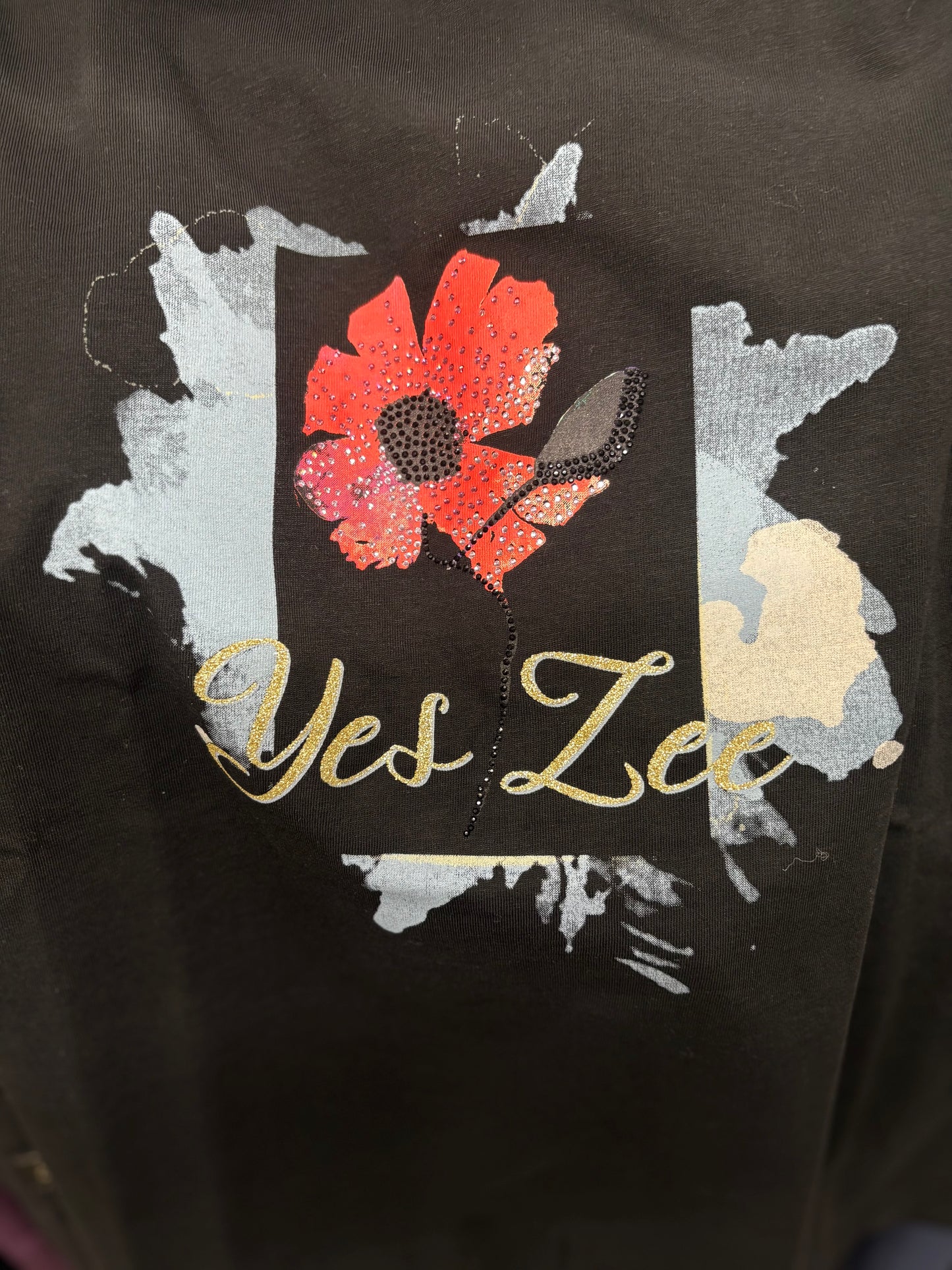 T-shirt donna stampa YES ZEE