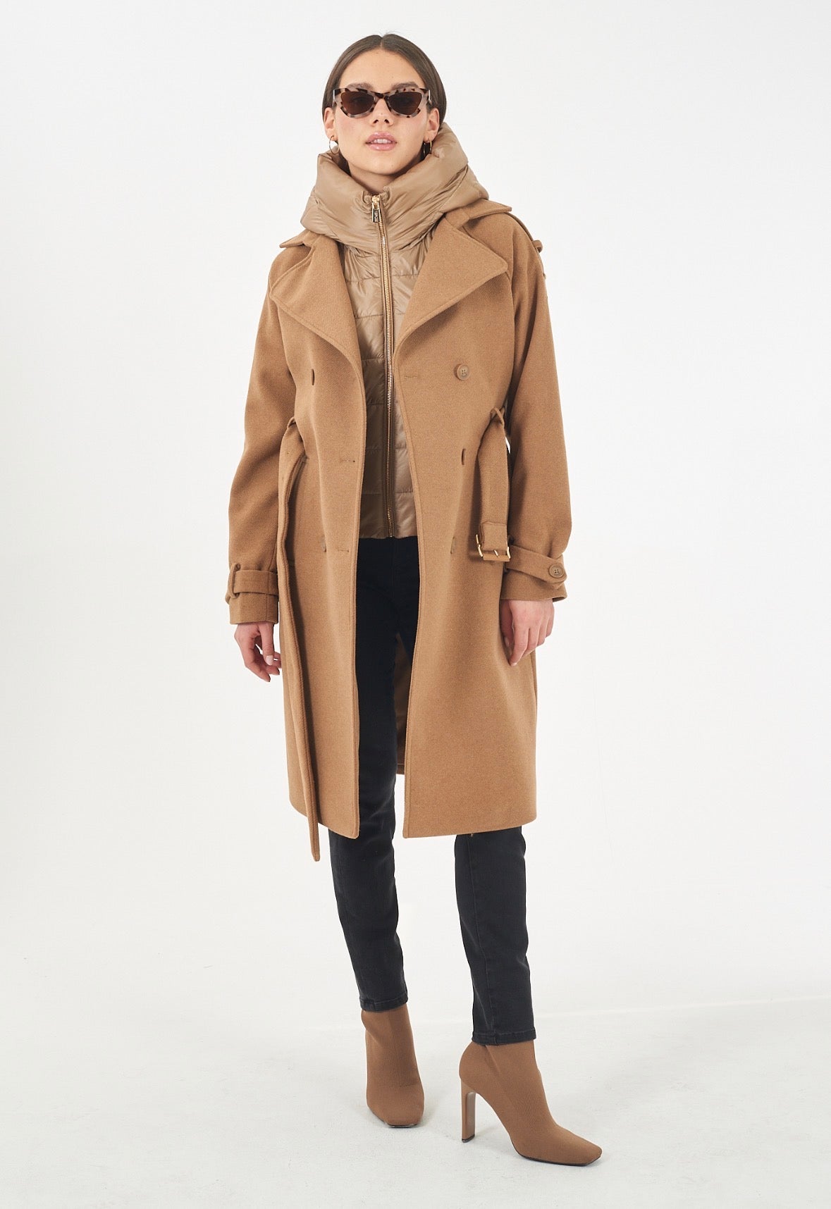 Cappotto lungo doppiopetto YES ZEE