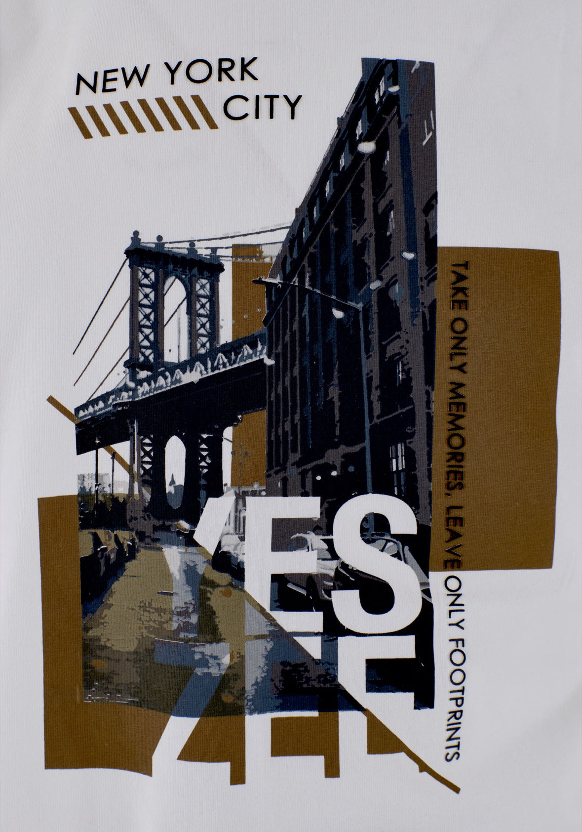 T-shirt uomo stampa ponte YES ZEE