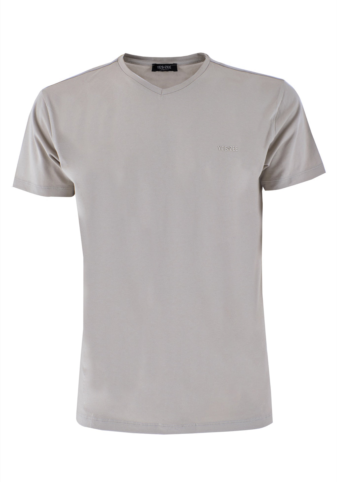 T-shirt uomo scollo V elasticizzato YES ZEE