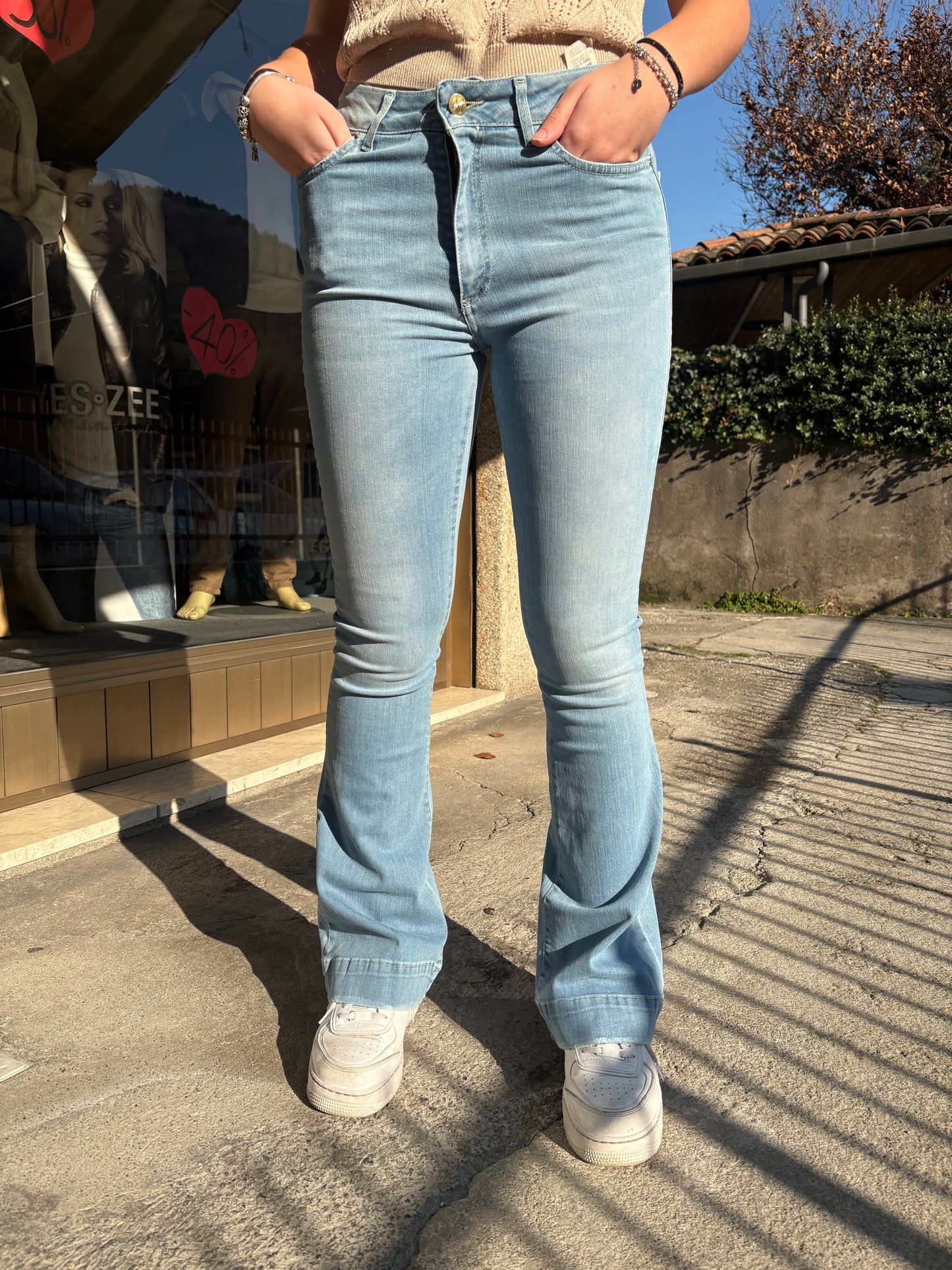 Jeans donna zampa Giusy KLIXS JEANS