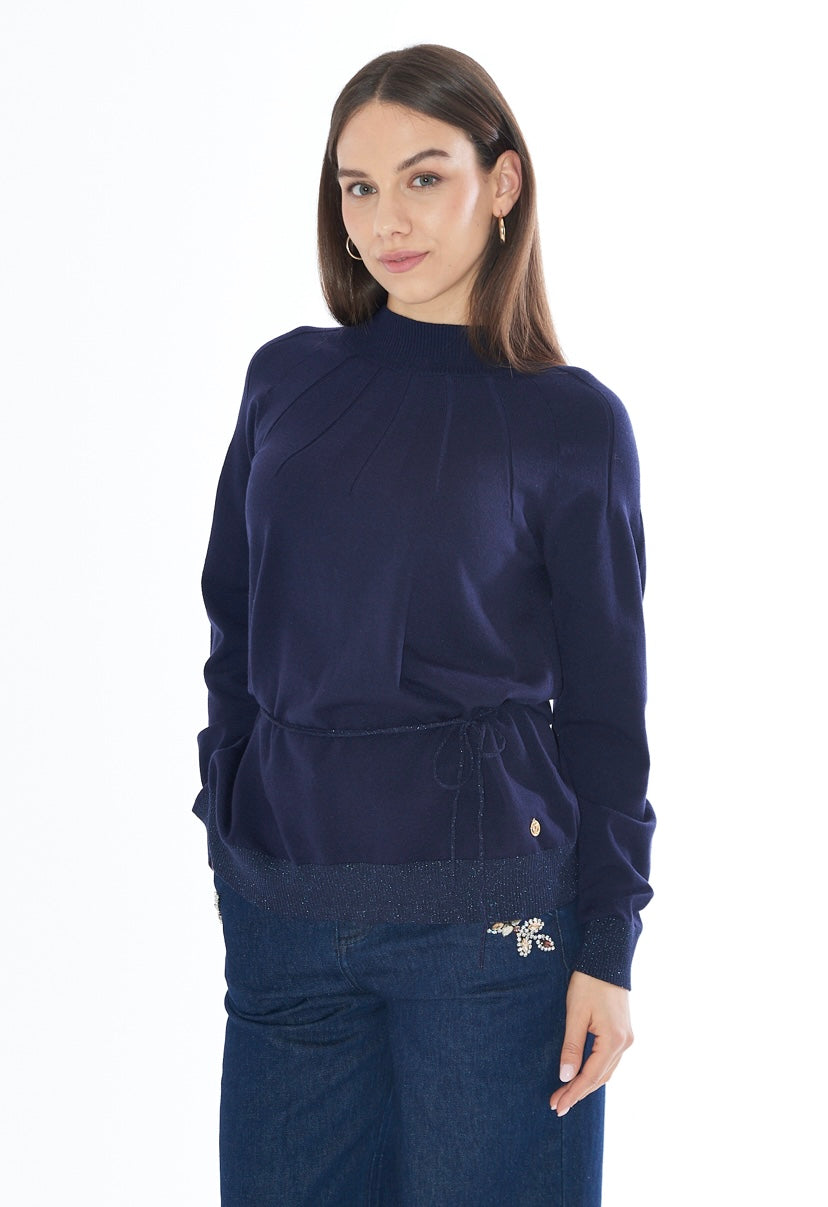 Maglia morbida con laccio yes zee