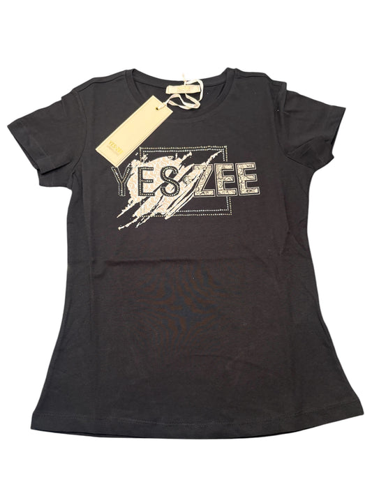 T-shirt donna stampa YES ZEE
