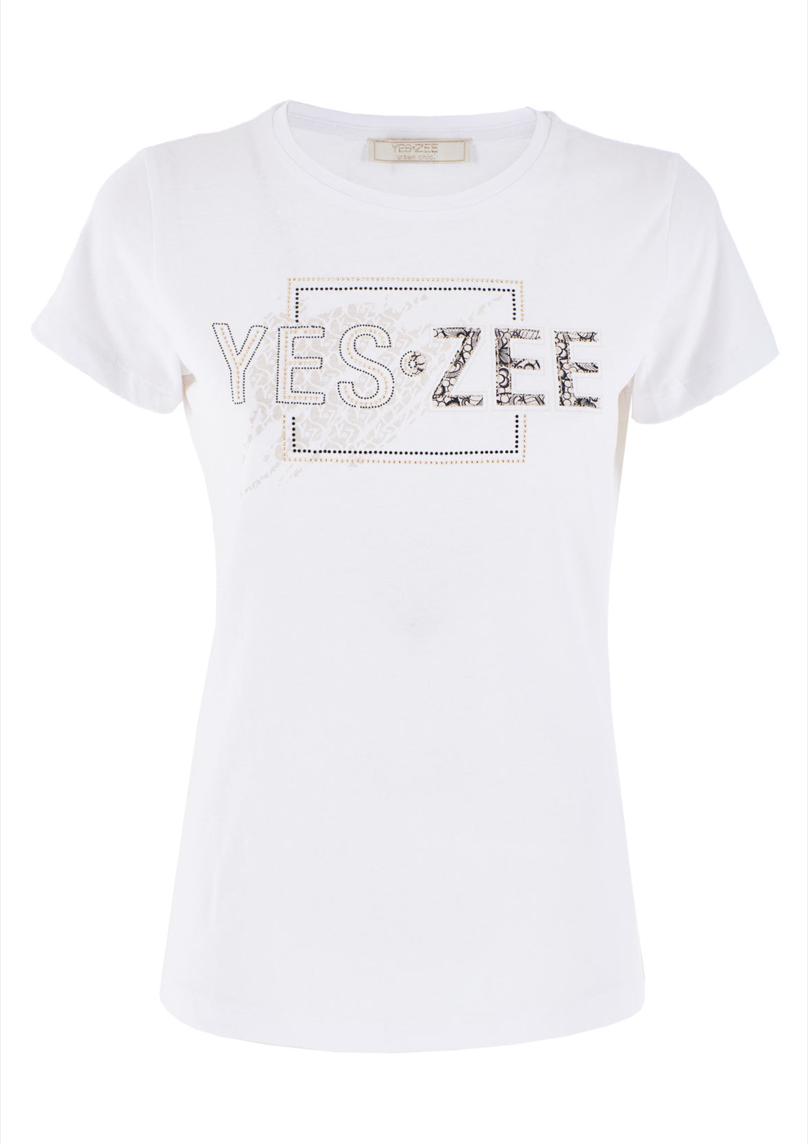 T-shirt donna stampa YES ZEE