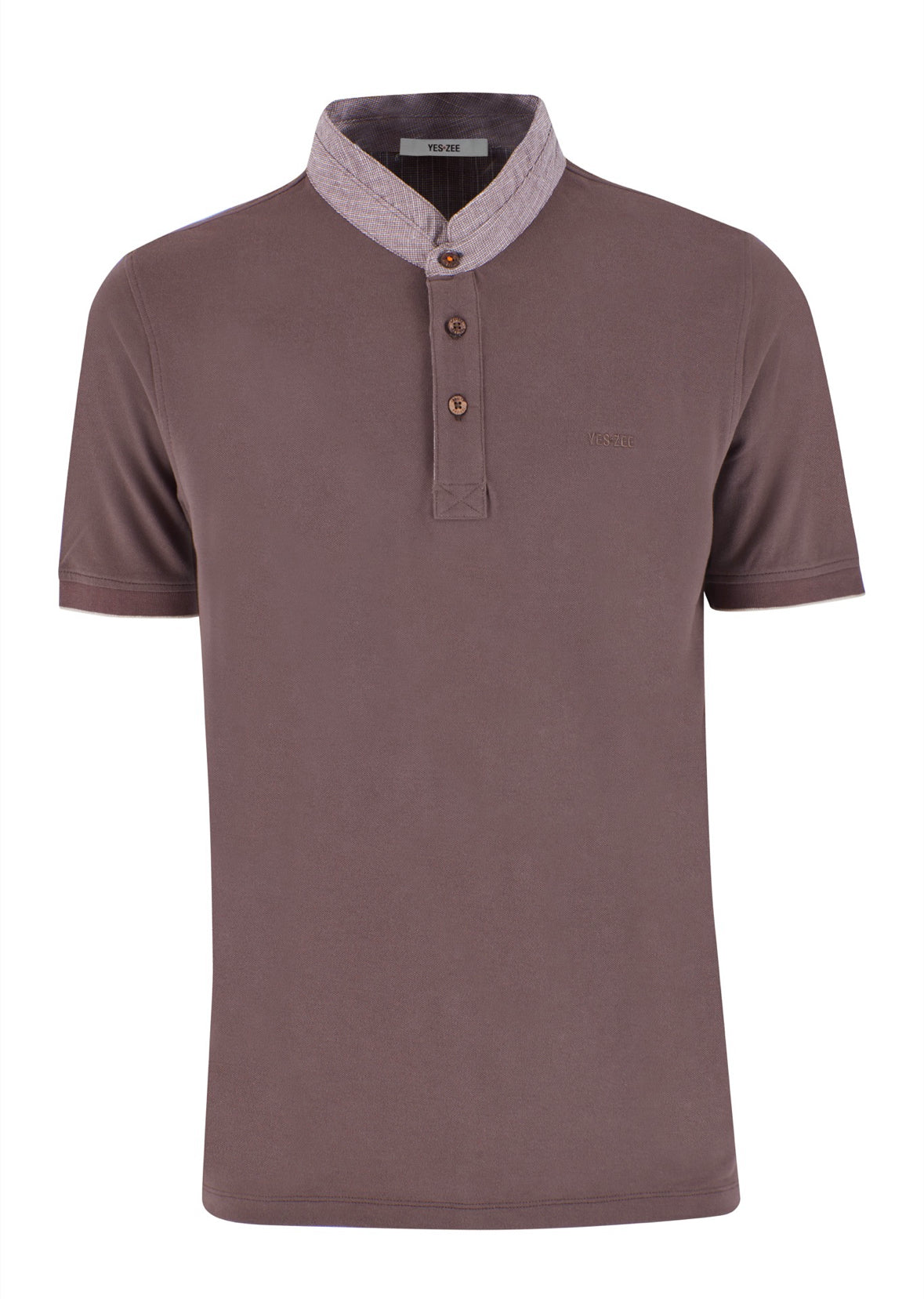 T-shirt uomo collo coreana YES ZEE