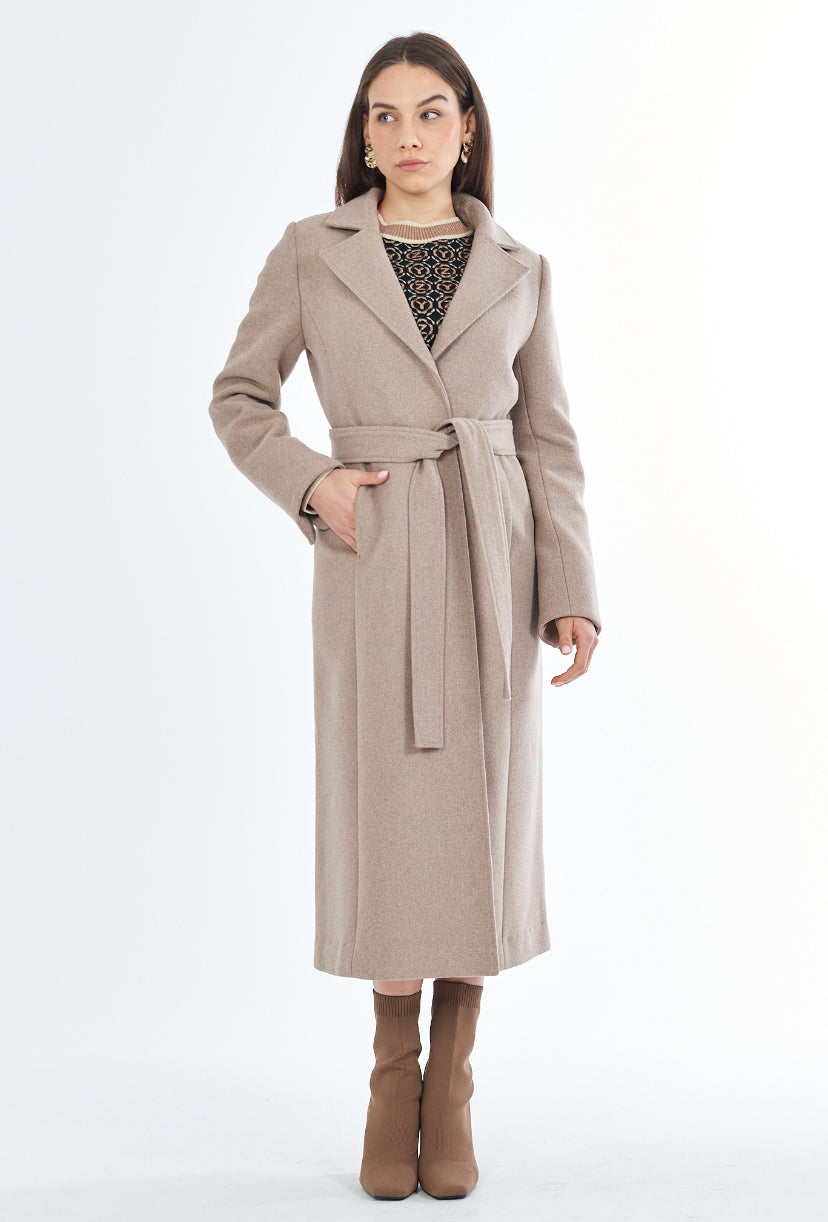 Cappotto donna con cintura YES ZEE