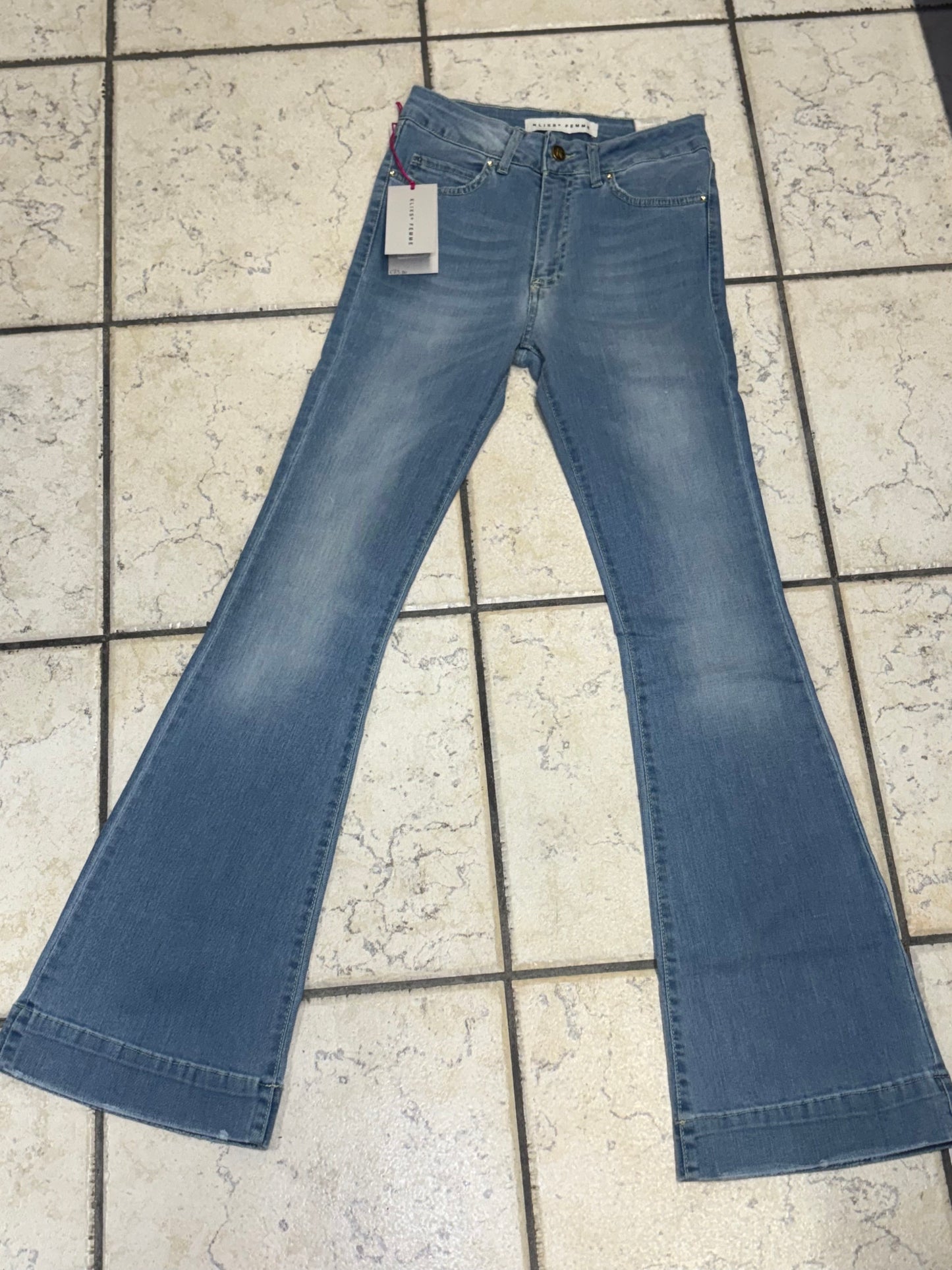 Jeans donna zampa Giusy KLIXS JEANS