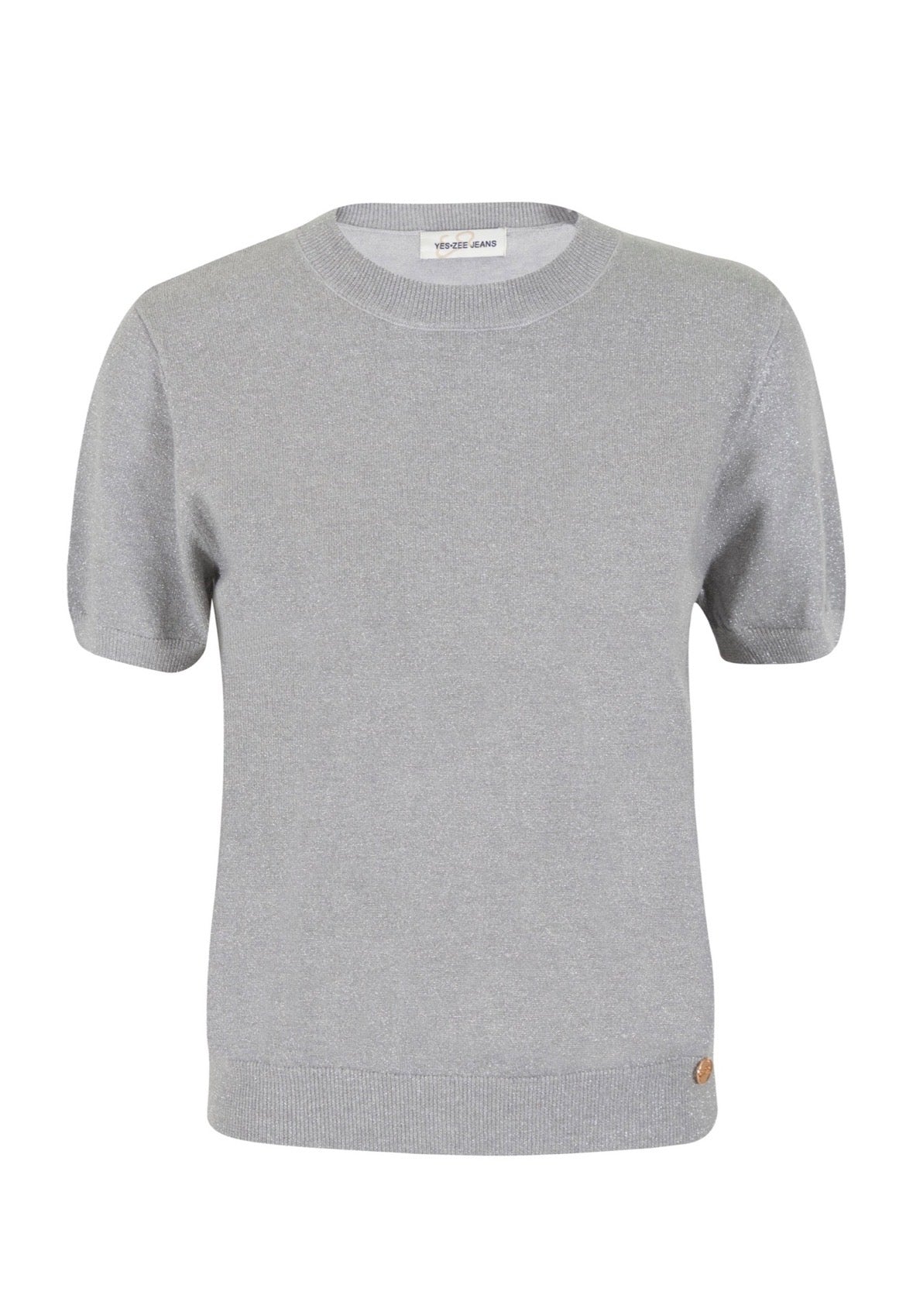 Maglia donna manica corta lurex YES ZEE