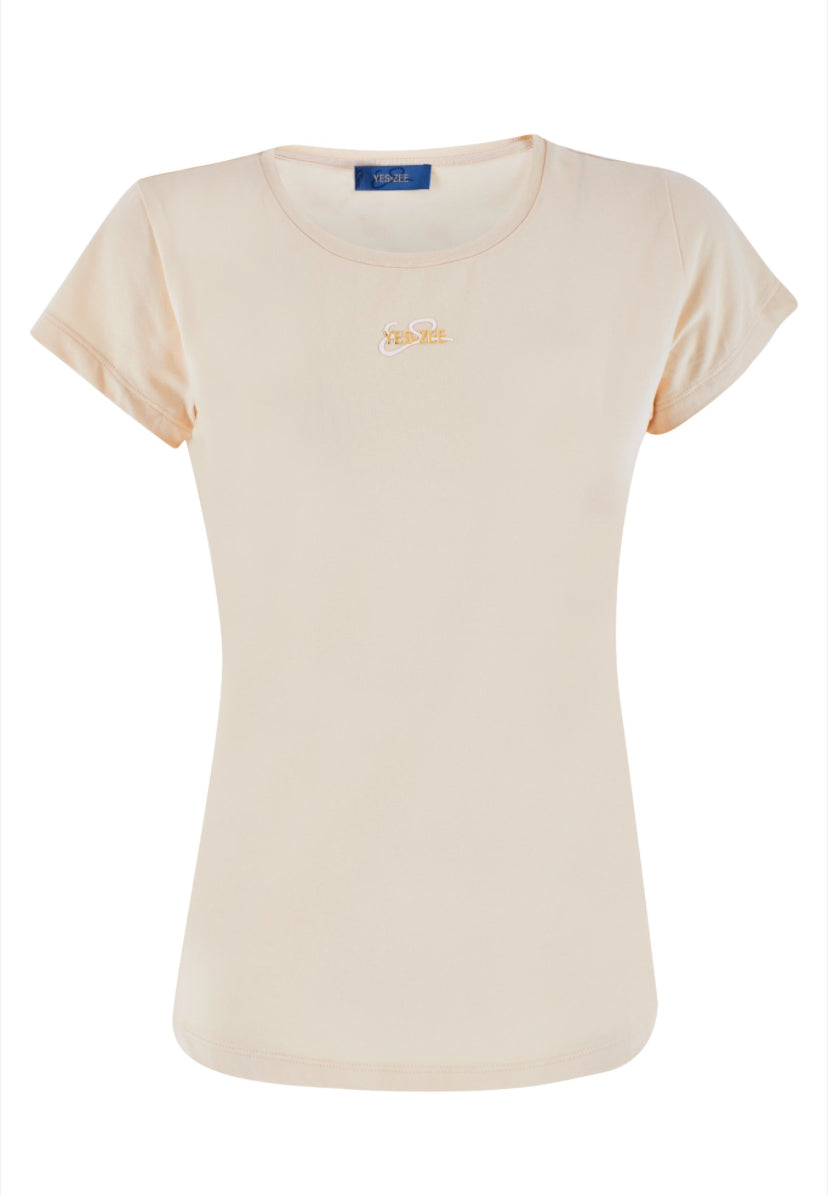 T-shirt donna basic elasticizzata YES ZEE