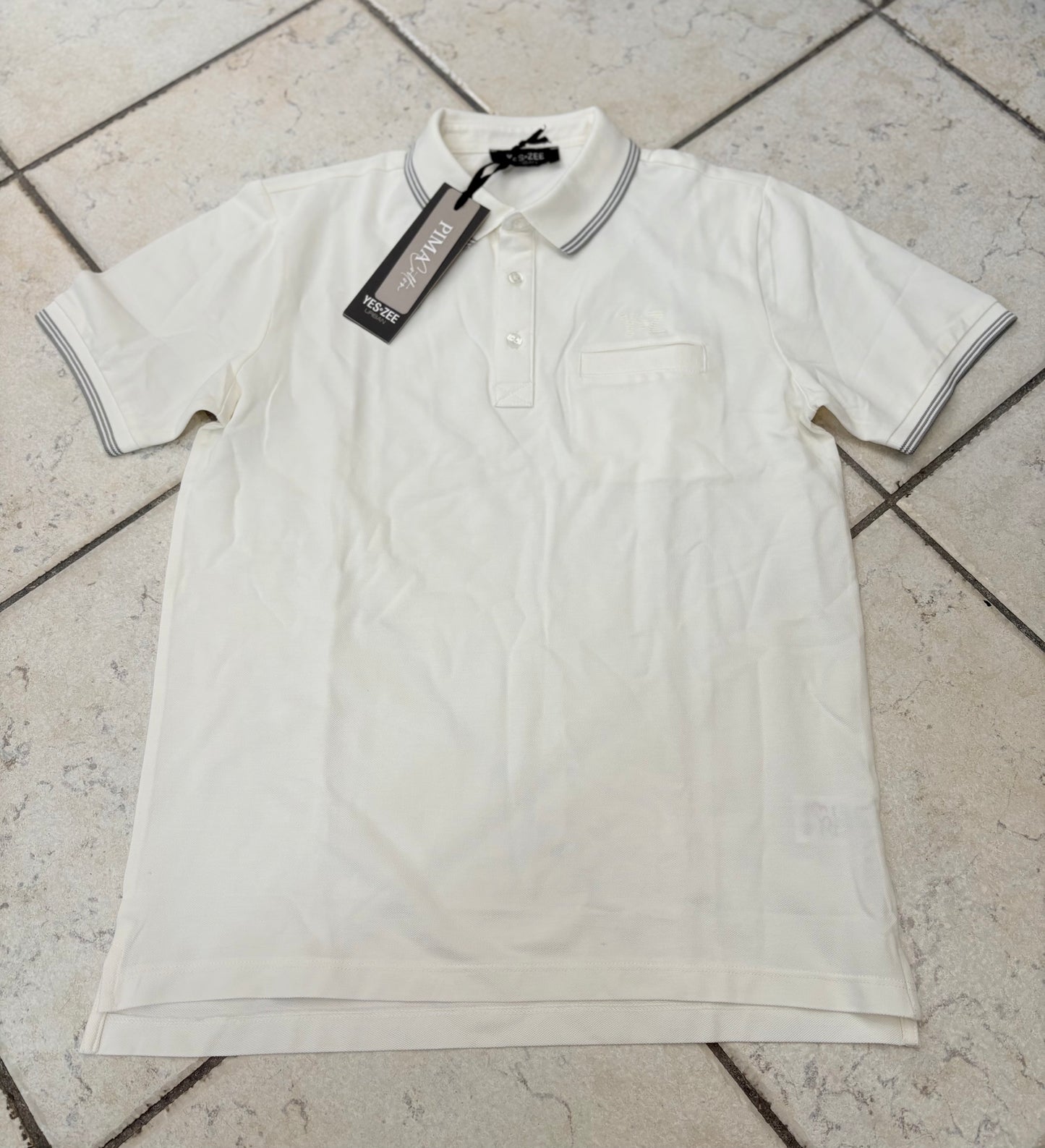 T-shirt polo uomo taschino YES ZEE