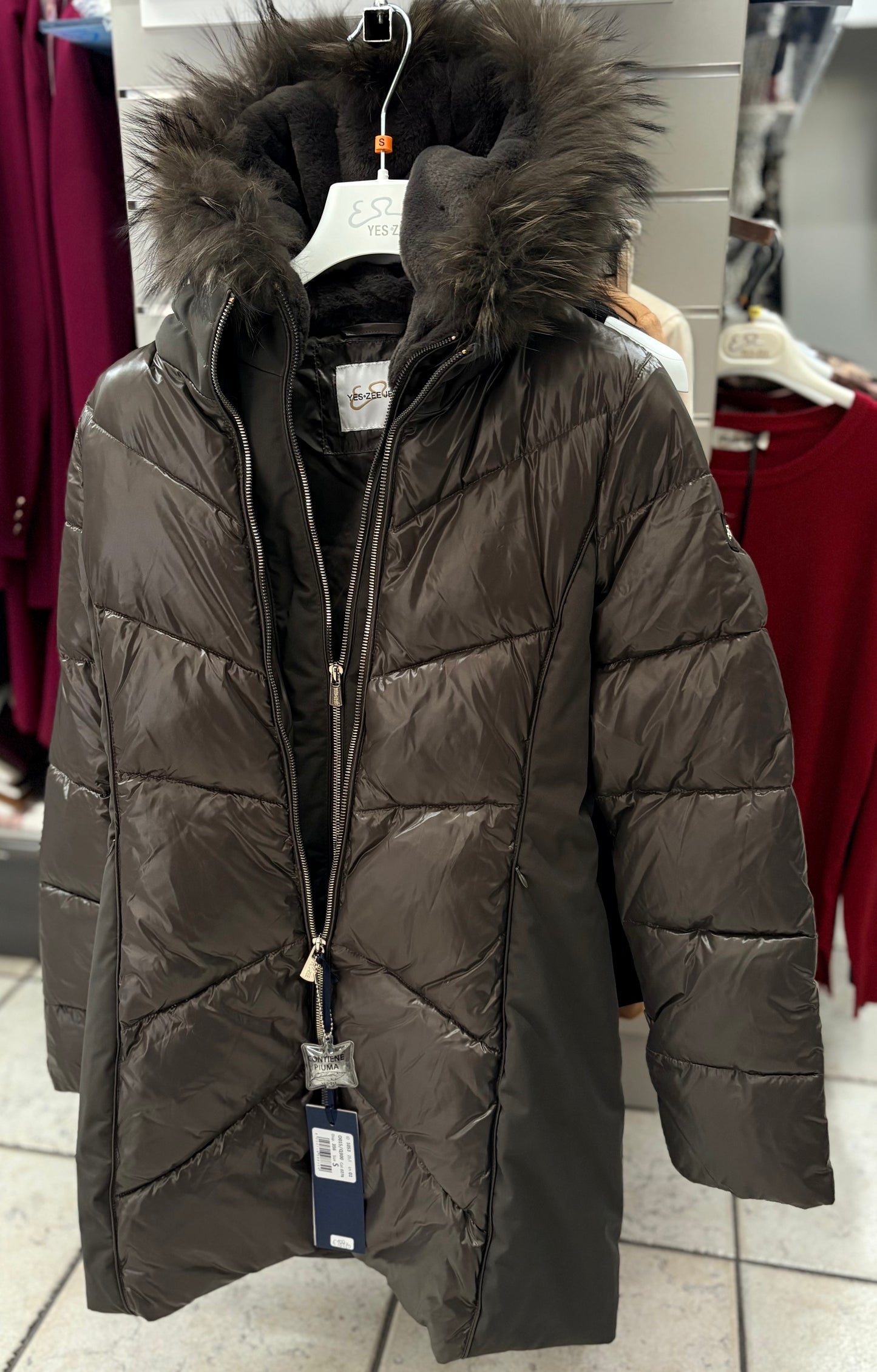 Cappotto donna trapuntato YES ZEE