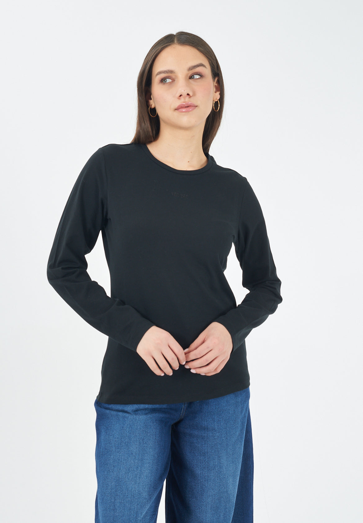 T-shirt donna manica lunga YES ZEE