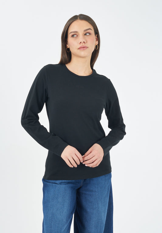 T-shirt donna manica lunga YES ZEE