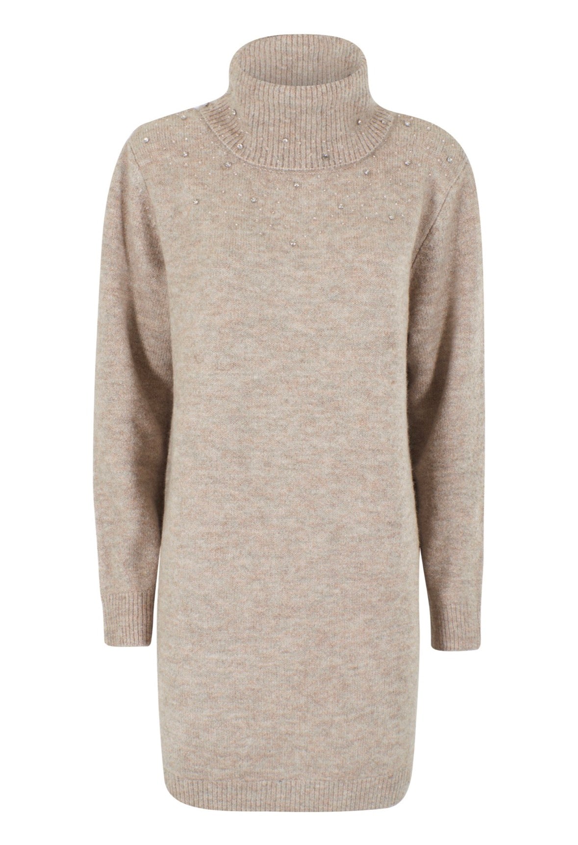 Abito donna in maglia con applicazioni YES ZEE