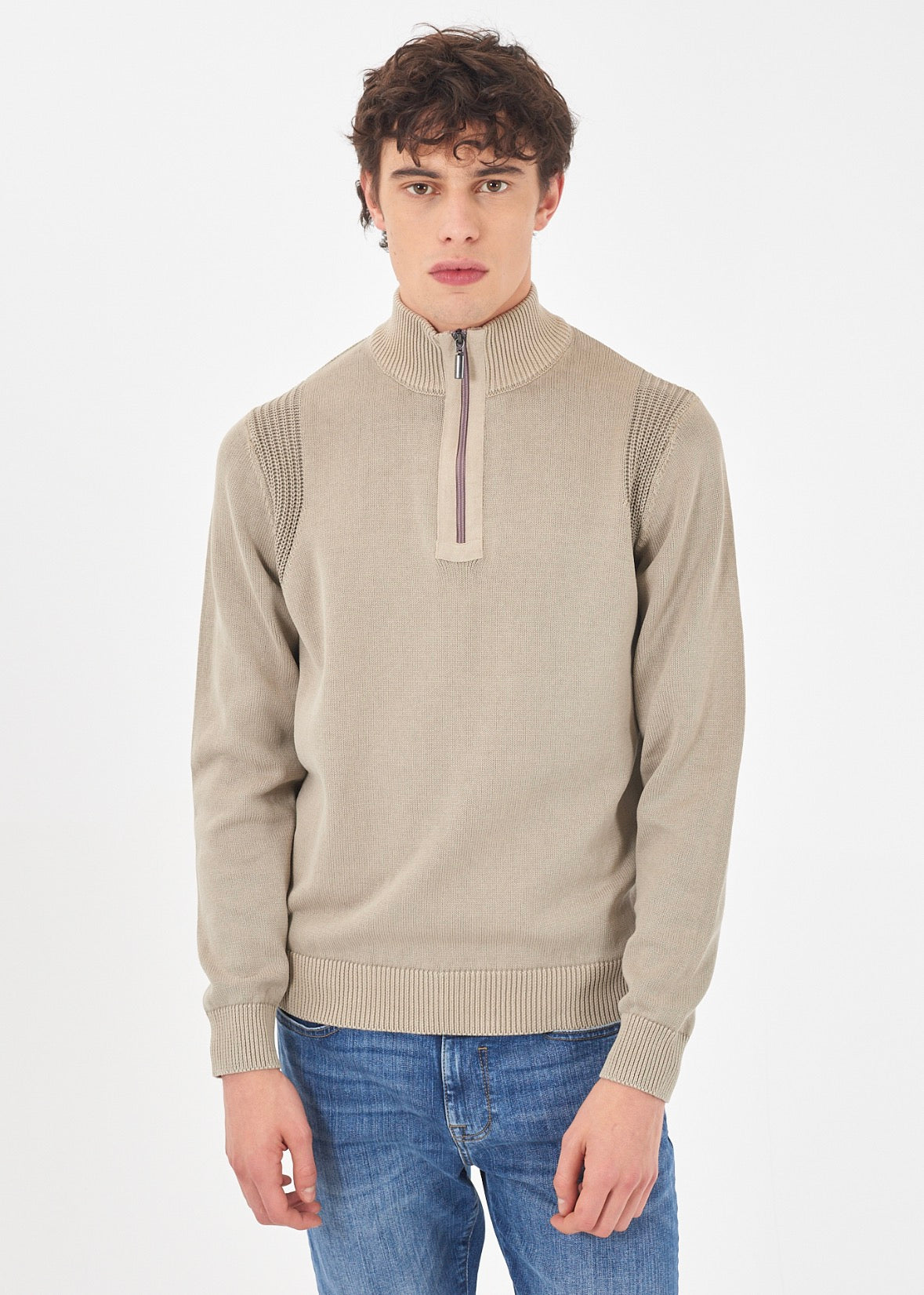 Maglia uomo mezza zip YES ZEE