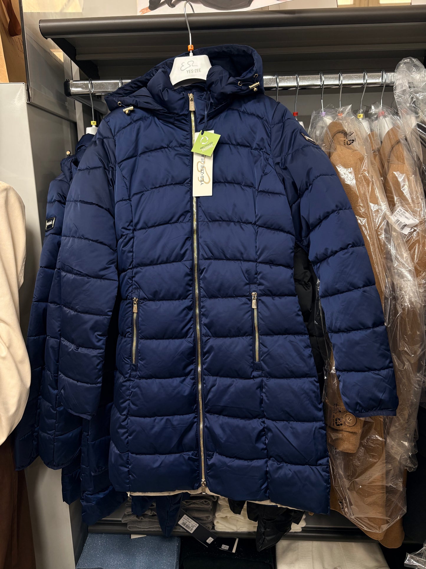 Cappotto donna trapuntato YES ZEE