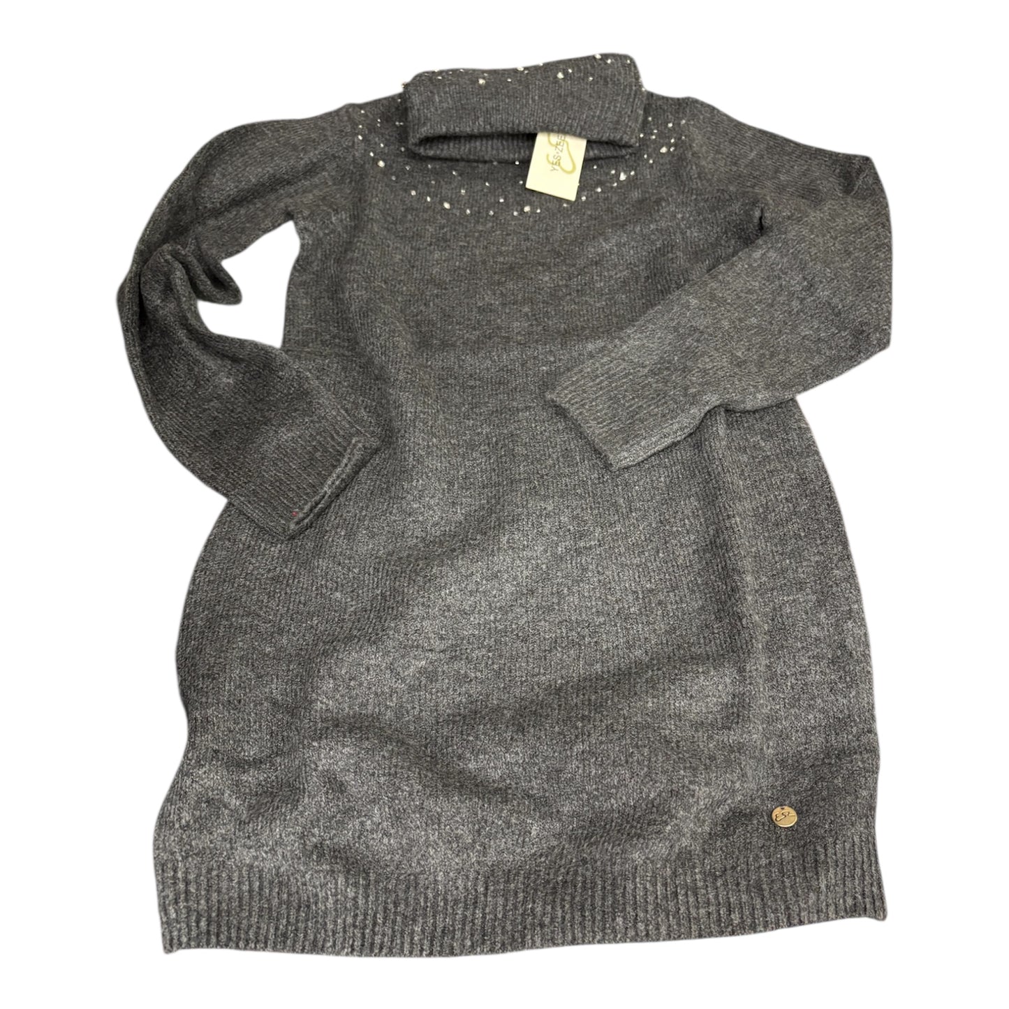 Abito donna in maglia con applicazioni YES ZEE