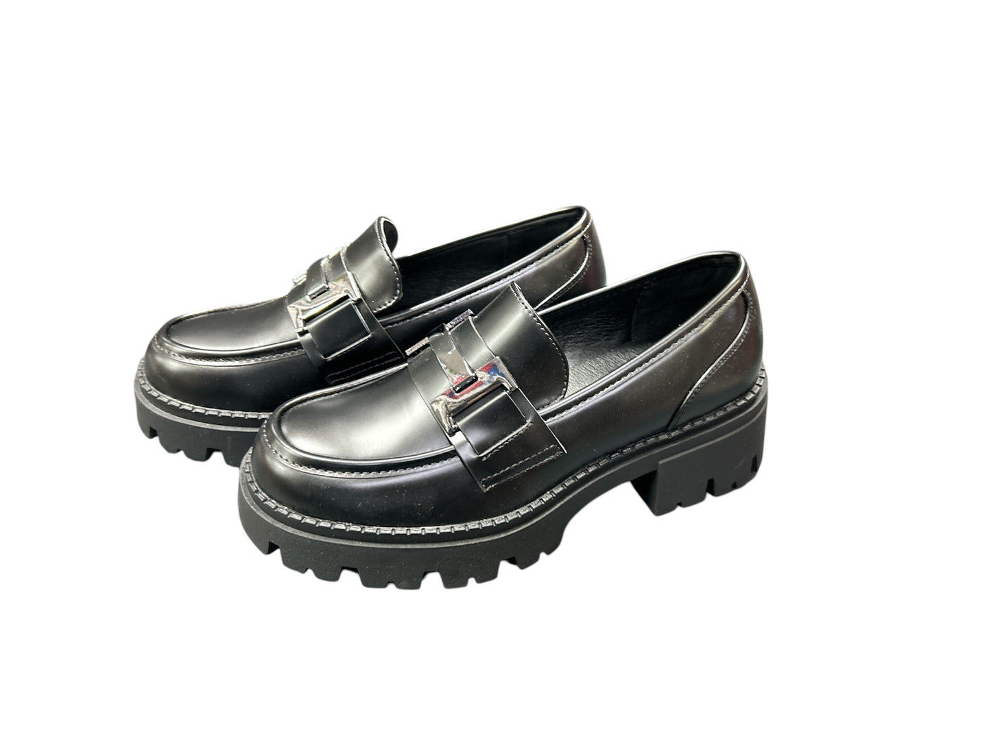 Mocassino nero I208 opaco abrasivo