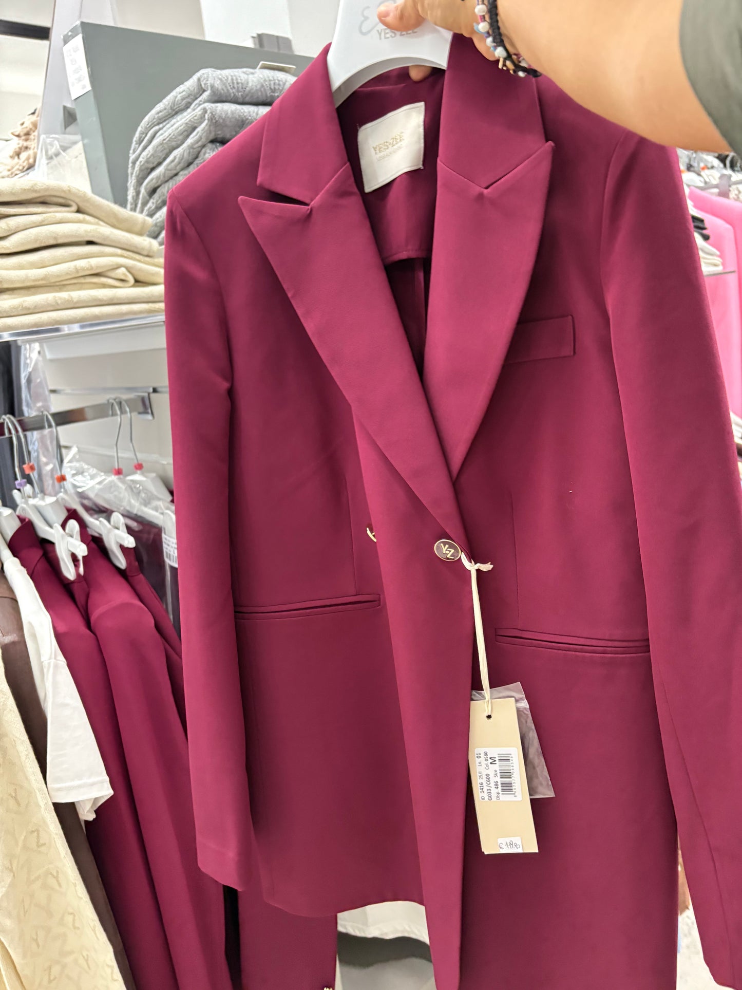 Blazer donna a due bottoni YES ZEE